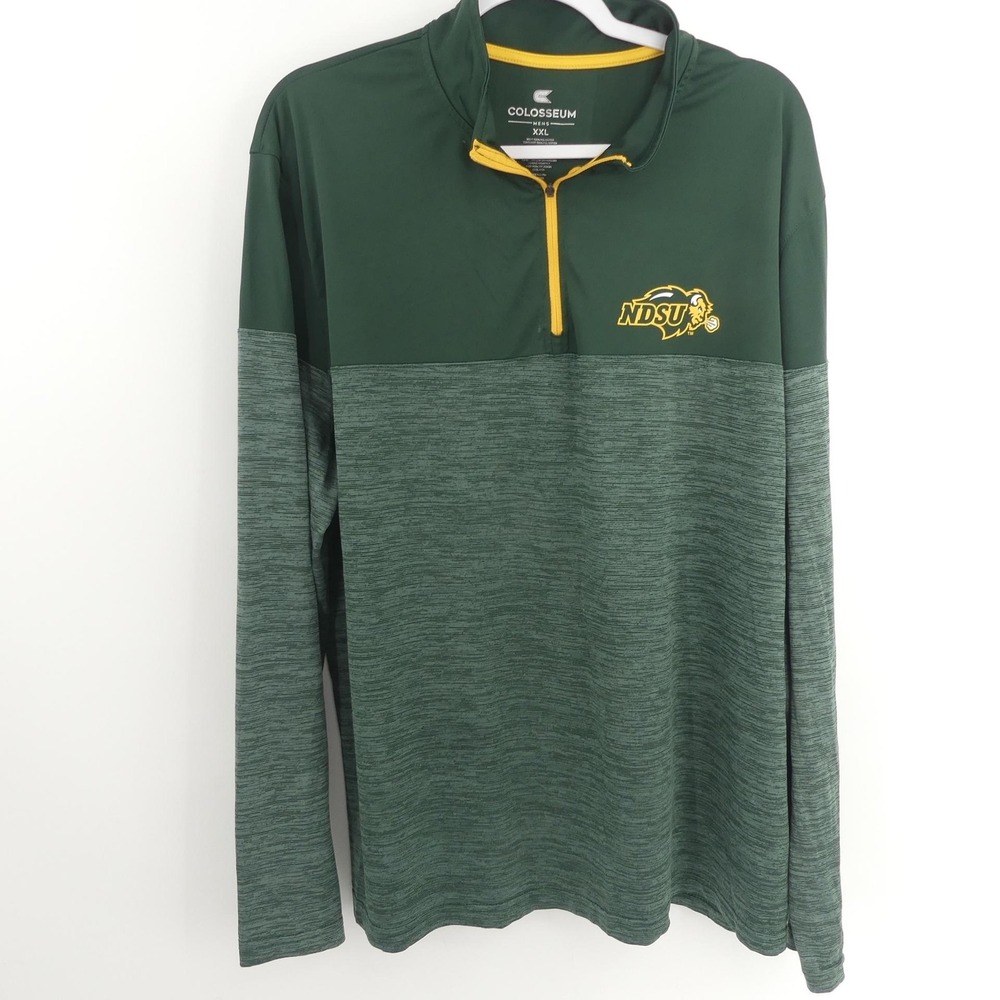 North Dakota State Bison Shirt Mens 2XL‎ NCAA Football Pullover Colosseum